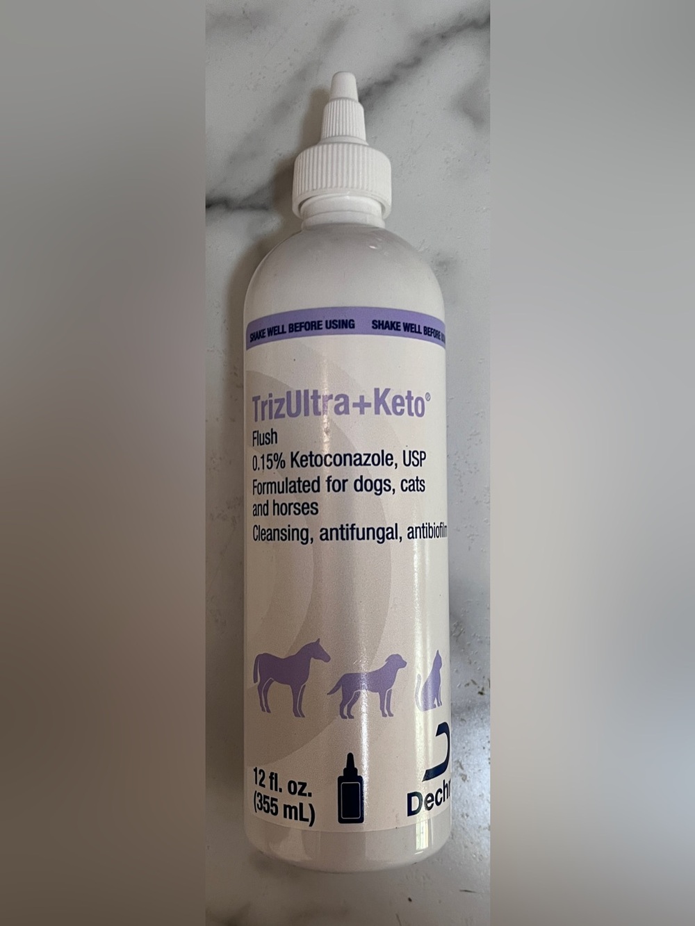 Dechra TrizUltra + Keto Flush For Dogs Cats & Horses 12 fl oz.